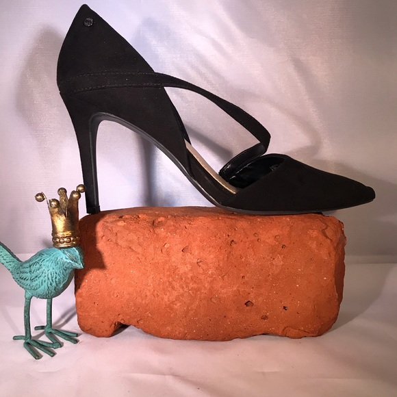 Jones New York Heels 8.5 Black Velvet NWT - Picture 1 of 4